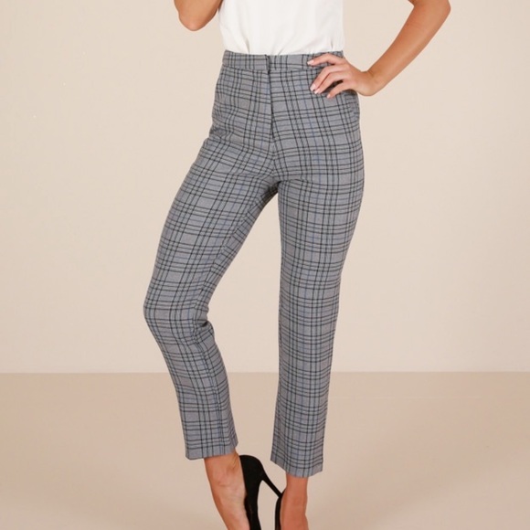 Checkered grey work pants - Picture 2 of 5